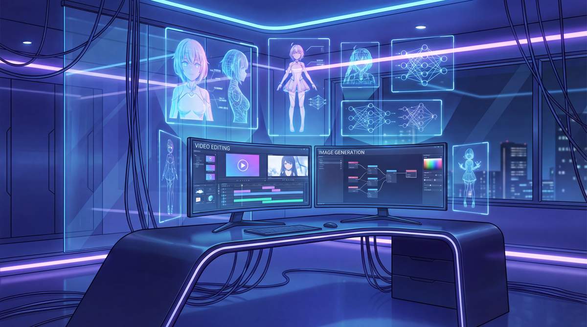 猎奇AI修图与智能剪辑